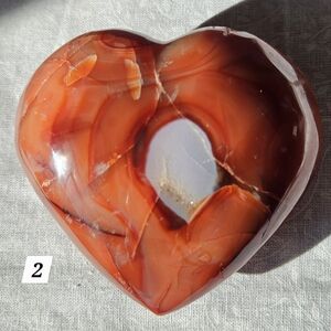 Carnelian Crystal Heart